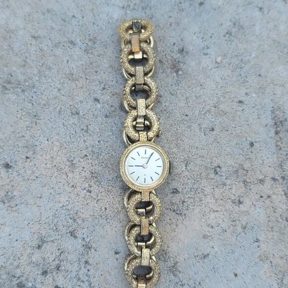 Vtg Seiko Gold Tone Automatic Wind-up Watch - Picture 9 of 11